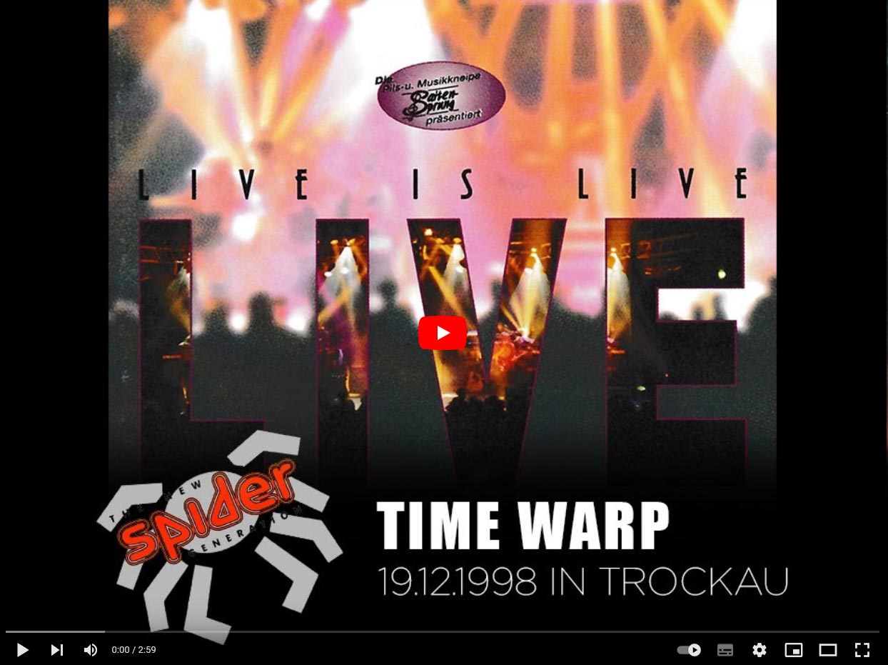 Spider New Generation Coverband Time Warp live in Trockau