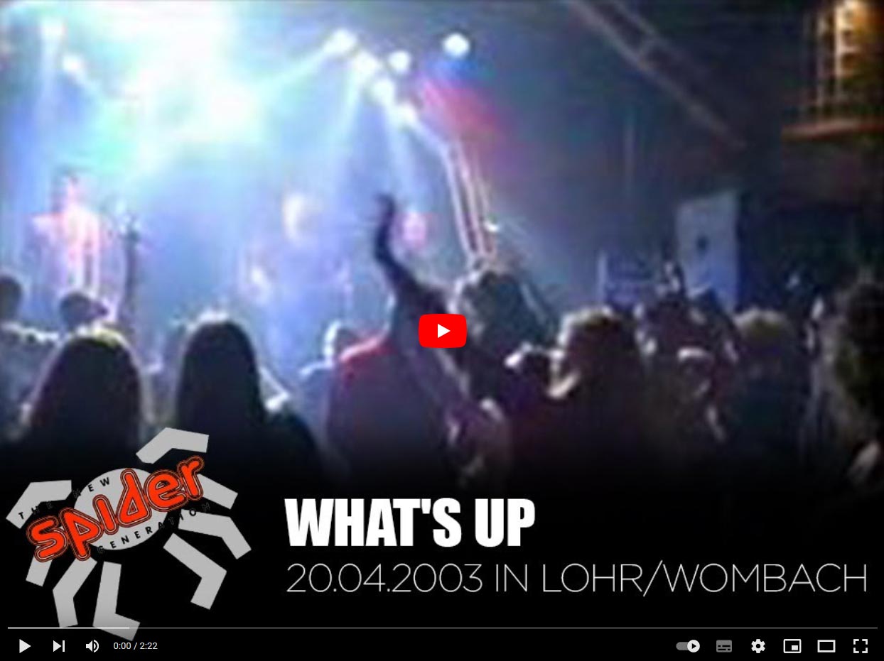 Spider New Generation Coverband Whats up live in Lohr Wombach