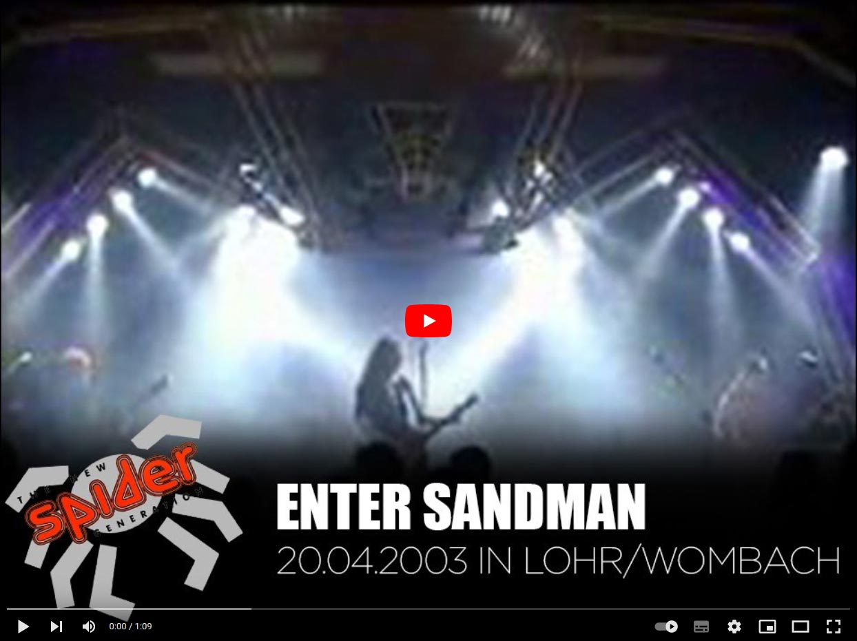 Spider New Generation Coverband Enter Sandman live in Lohr Wombach