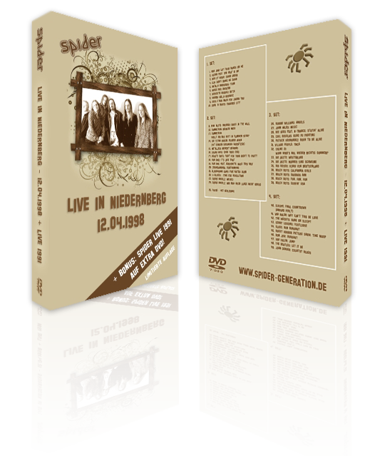 Spider New Generation Niedernberg Konzert DVD Live 1998 und 1991