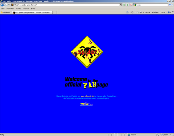 Spider-Fanpage 2008