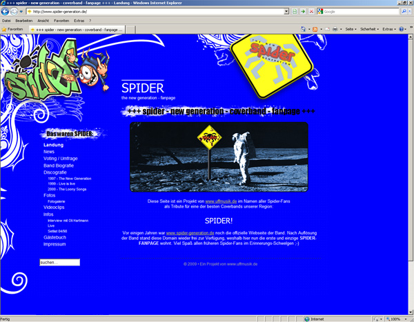 Spider-Fanpage 2008